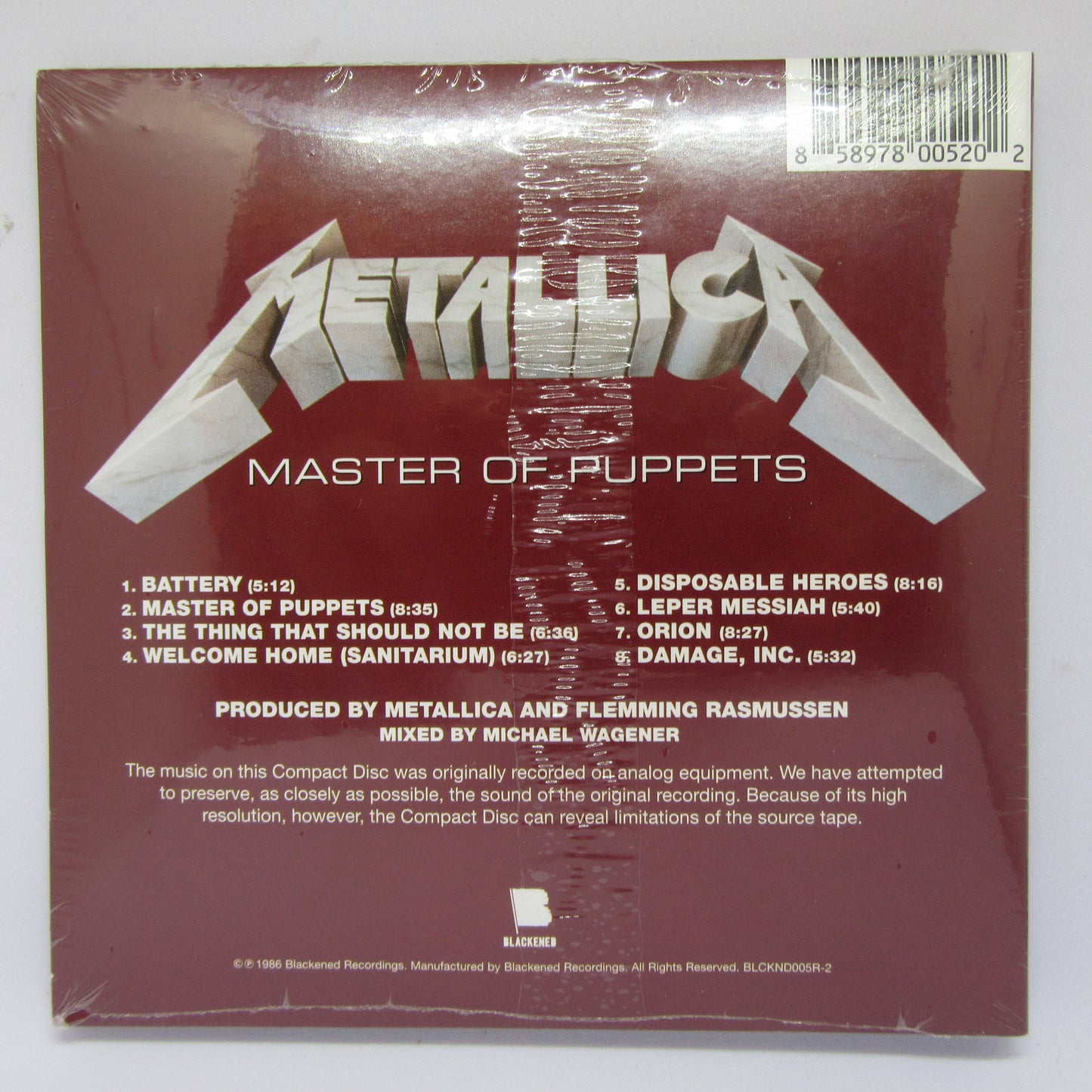 Master of Puppets [Digipak]