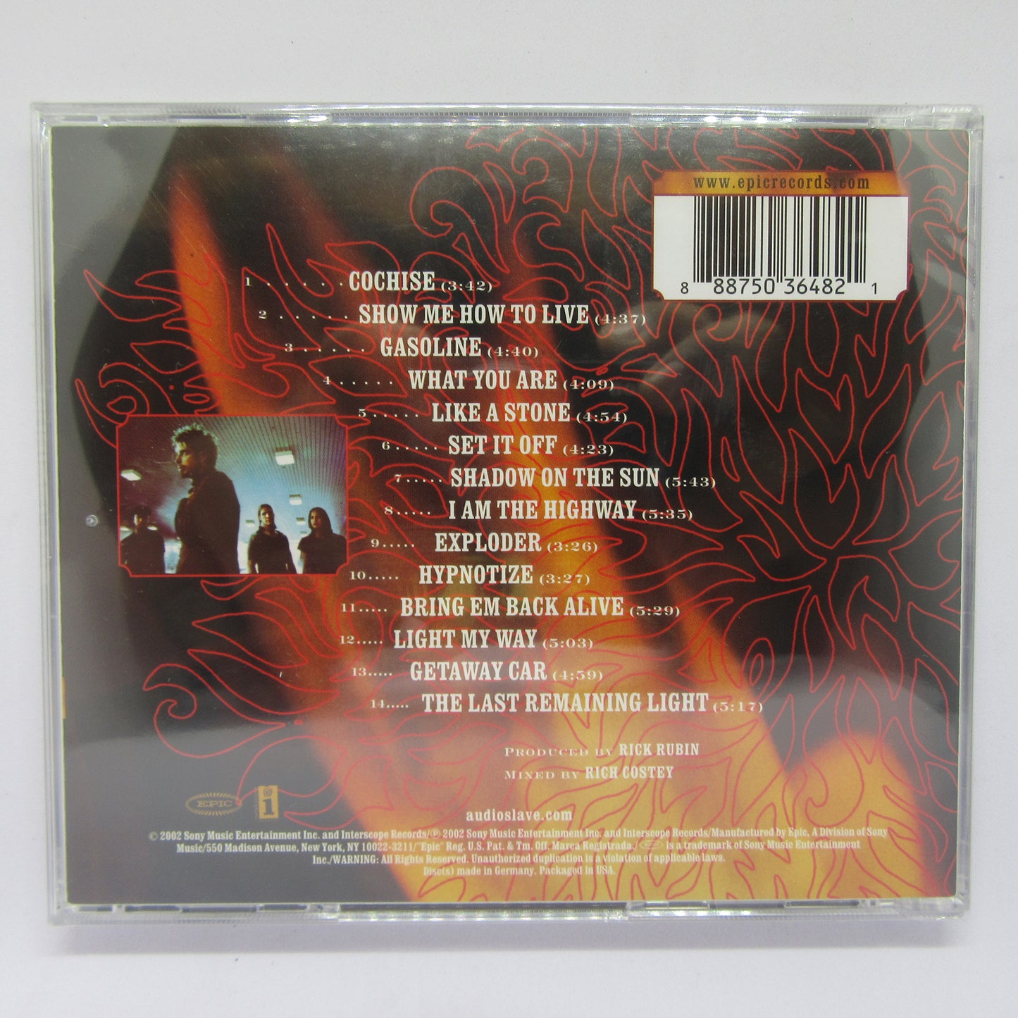 Audioslave [Jewel Case Slight Scratch] + Extra Jewel Case provided for free