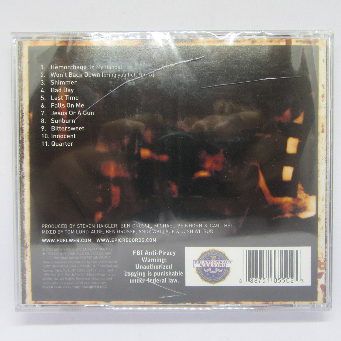 The Best of Fuel [Jewel Case Slight Scratch] + Extra Jewel Case provided for free