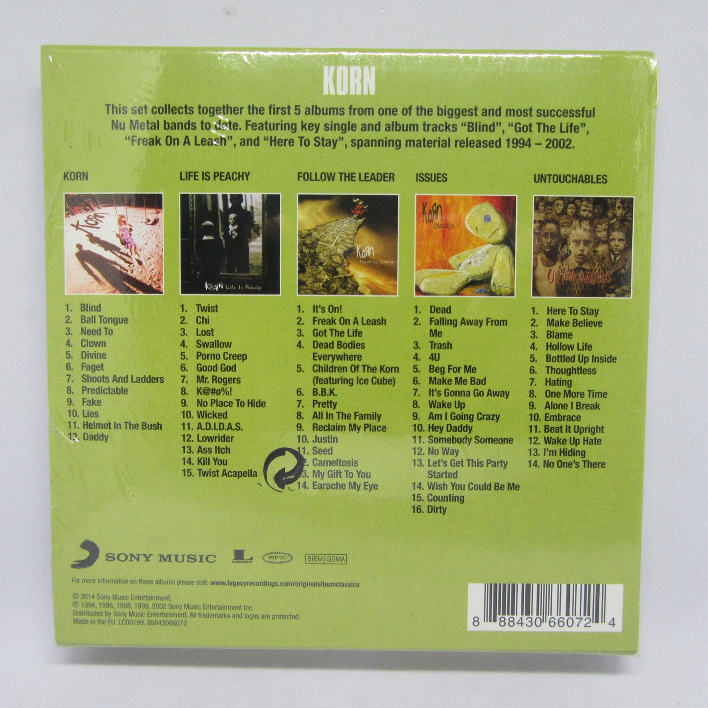 Korn Original Album Classics